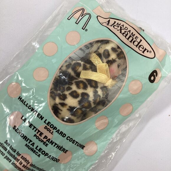 Two Halloween Madame Alexander McDonalds Happy Meal Doll Pumpkin Leopard 2003 - Picture 3 of 6